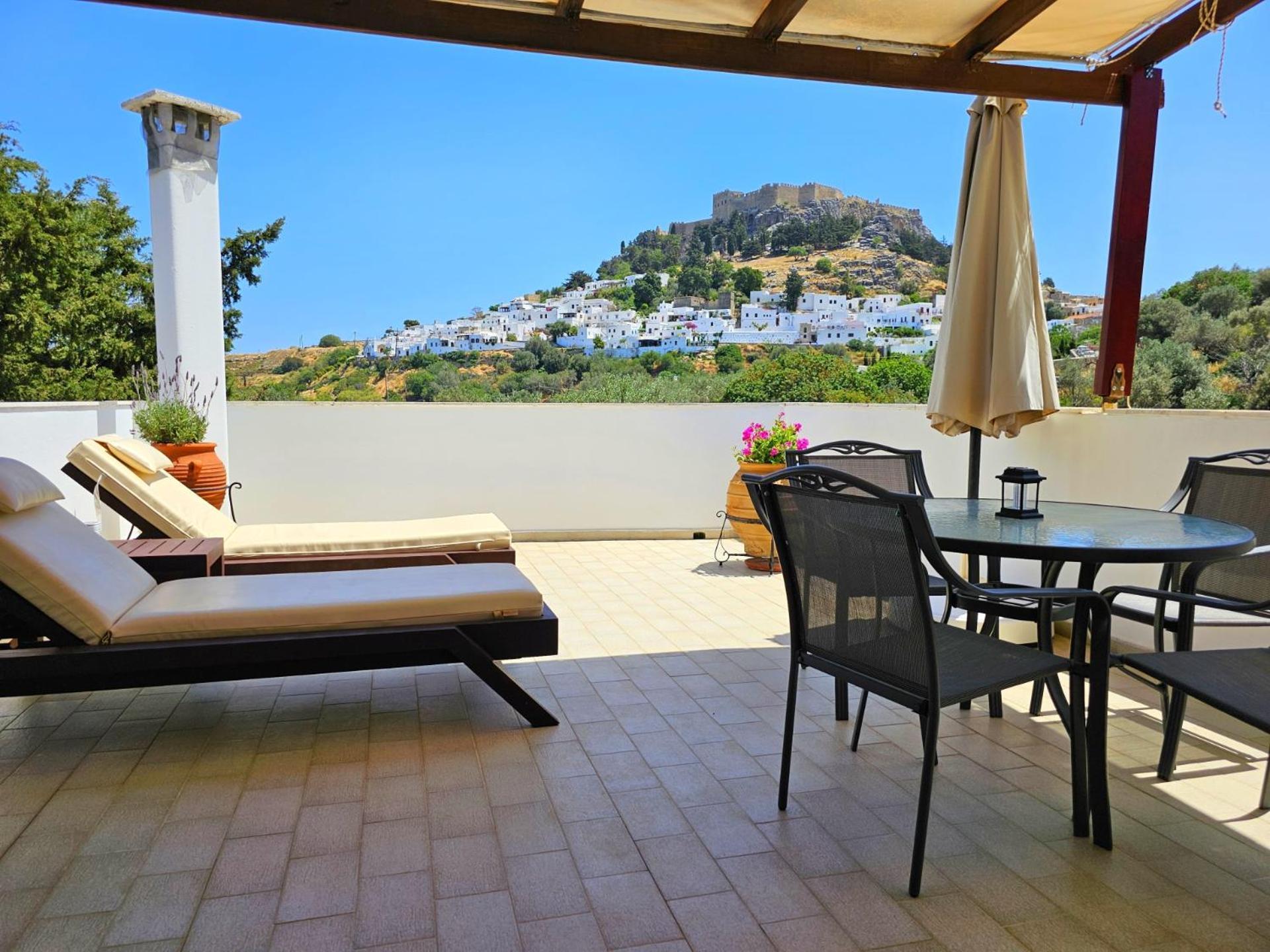 Galini View Apartments Lindos Exterior foto